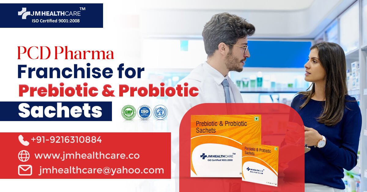 PCD Pharma Franchise for Prebiotic & Probiotic Sachets-JMHealthcare